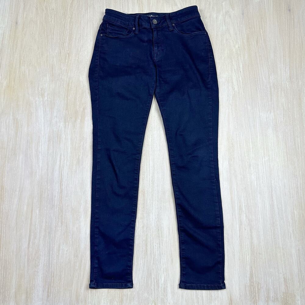 Mavi Dark Blue Wash Alexa Mid Rise Skinny Casual Everyday Denim Jeans 27